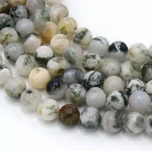 Perles agate arbre naturelle 10mm