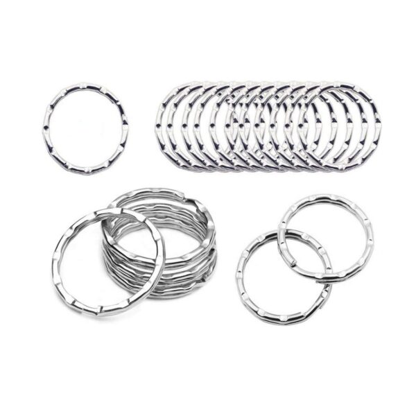 Anneaux ouvert pour Porte-clés 30 mm, accessoires de fermoir porte-clés