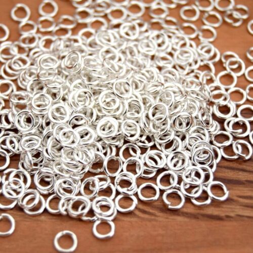 Anneaux de Jonction en alliage Argent 4mm