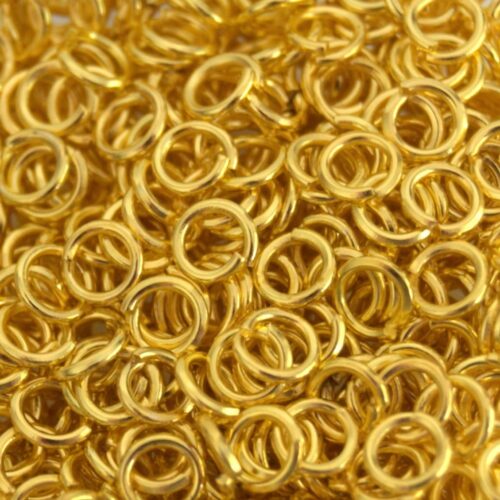 Anneaux de Jonction doré 4mm