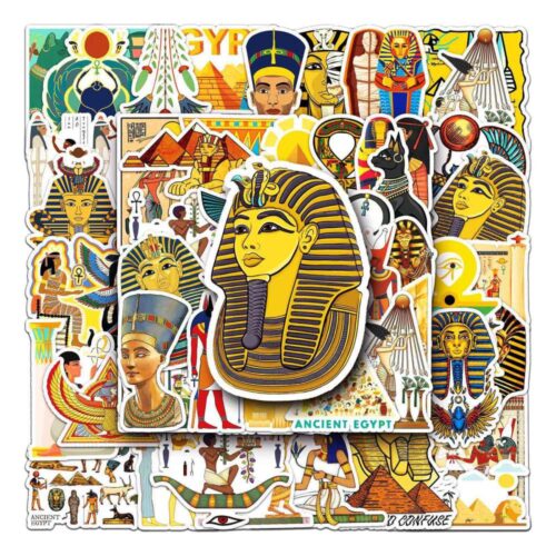 Autocollants Egypte ancienne kit x50