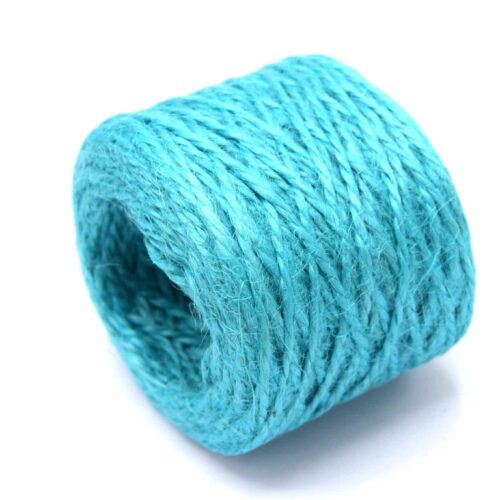Cordon de Chanvre bleu 2mm