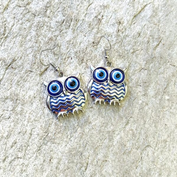 boucles d'oreilles chouette