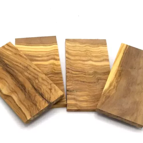 Plaquettes en bois d'olivier 11.5x5.5 cm x5
