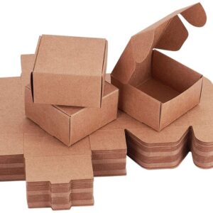 Boîte Cadeau Papier Kraft Pliable | Emballage Écologique pour Bijoux