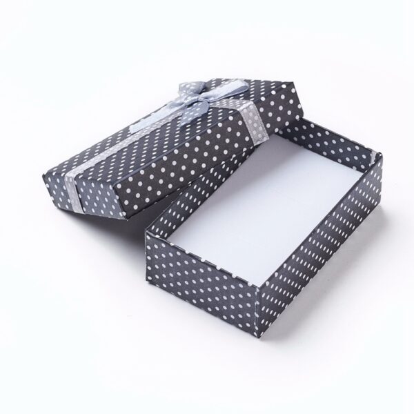 boite cadeau poids noeud noir