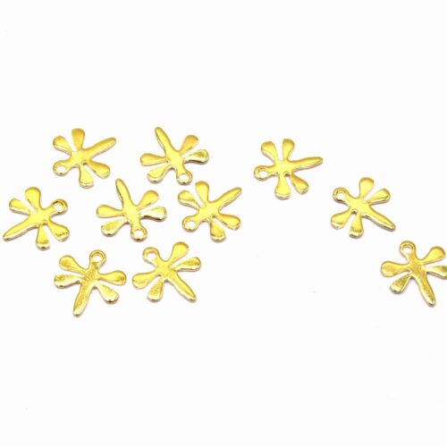 Breloques libellules or en acier inoxydable 304