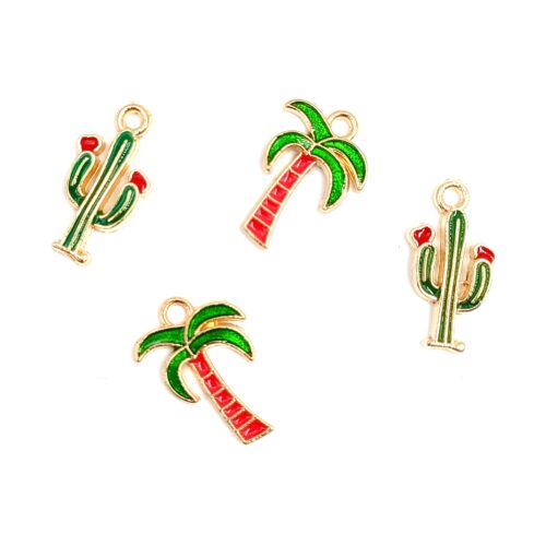 breloque palmier et cactus fabrication de bijoux fantaisie DIY