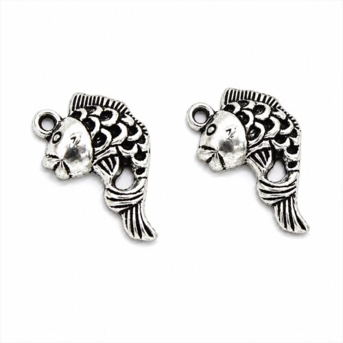 breloques poisson 20 mm pour bijoux diy