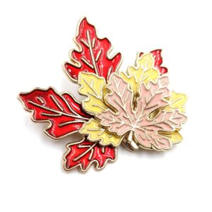 broche feuille érable