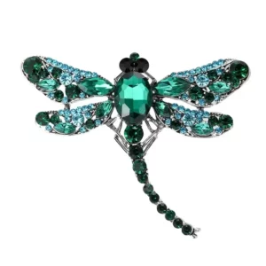 broche libellule bleue strass et cristal cadeau femme.jpg op2