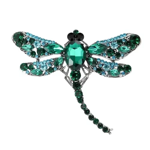 broche libellule bleue strass et cristal cadeau femme.jpg op2