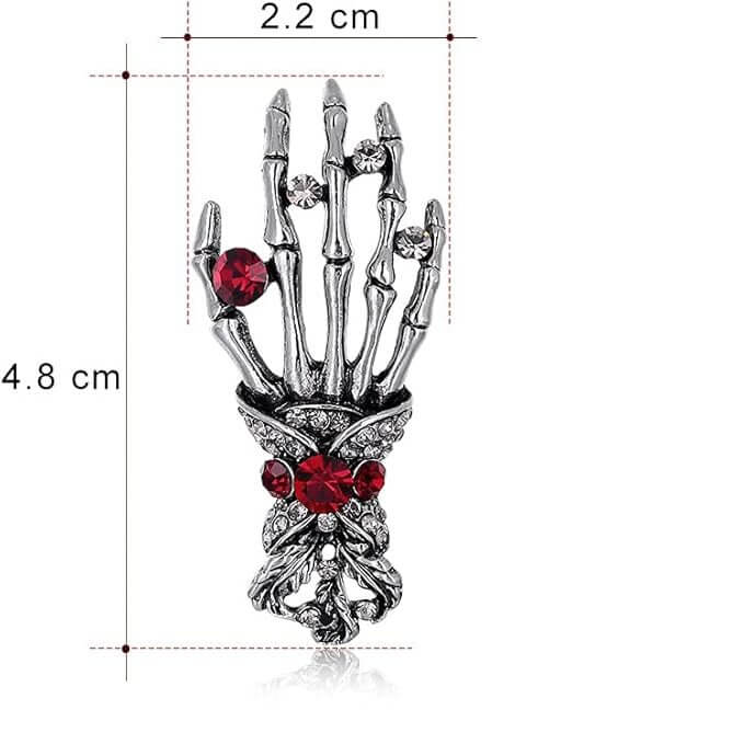 broche main de squelette femme argent et strass rouge gothique 6_preview_rev_1