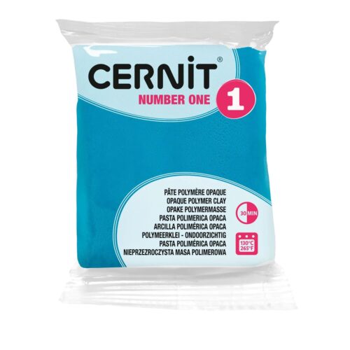 cernit number one 1 56g bleu turquoise