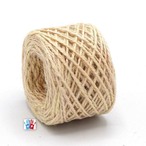 Cordon de Chanvre beige 2mm
