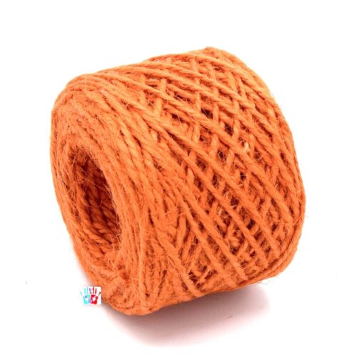 Cordon de Chanvre orange 2mm