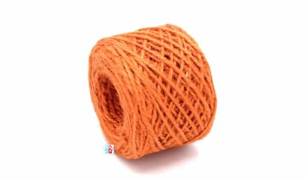 Cordon de Chanvre orange 2mm