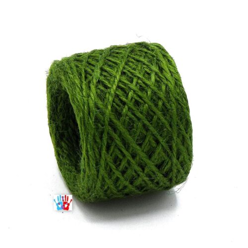 Cordon de Chanvre vert 2mm
