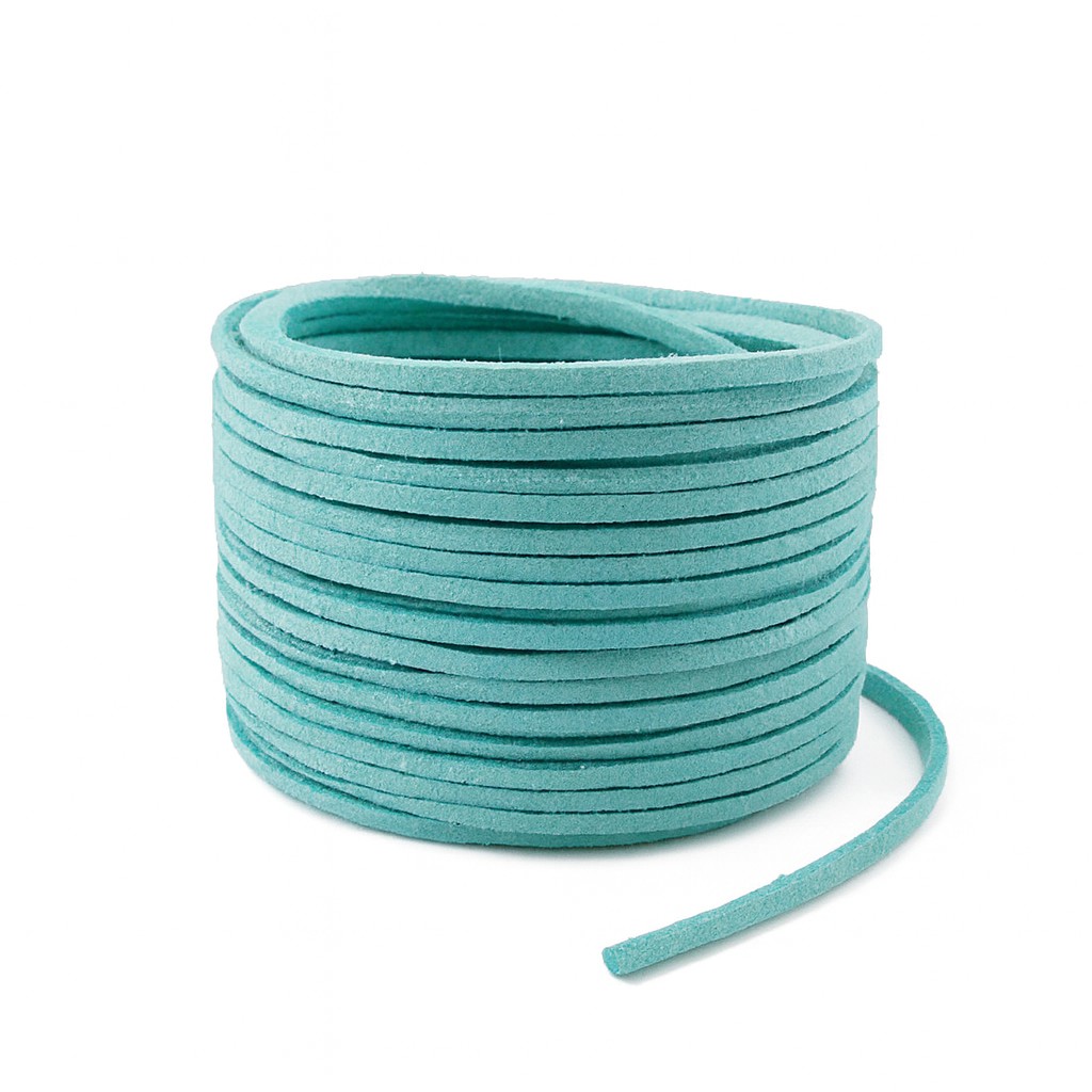 cordon suédine turquoise vieux2