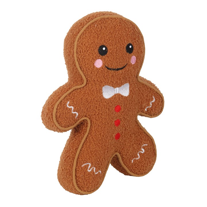 coussin peluche petit biscuit bonhomme pain d'épice