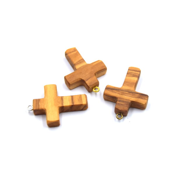 croix petite en bois d'olivier