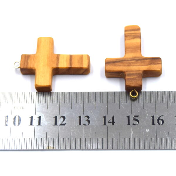 croix petite en bois d'olivier
