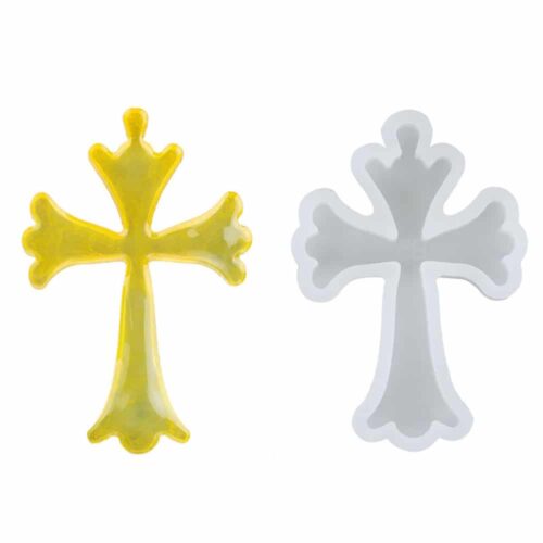 Moule en silicone forme croix trèffle