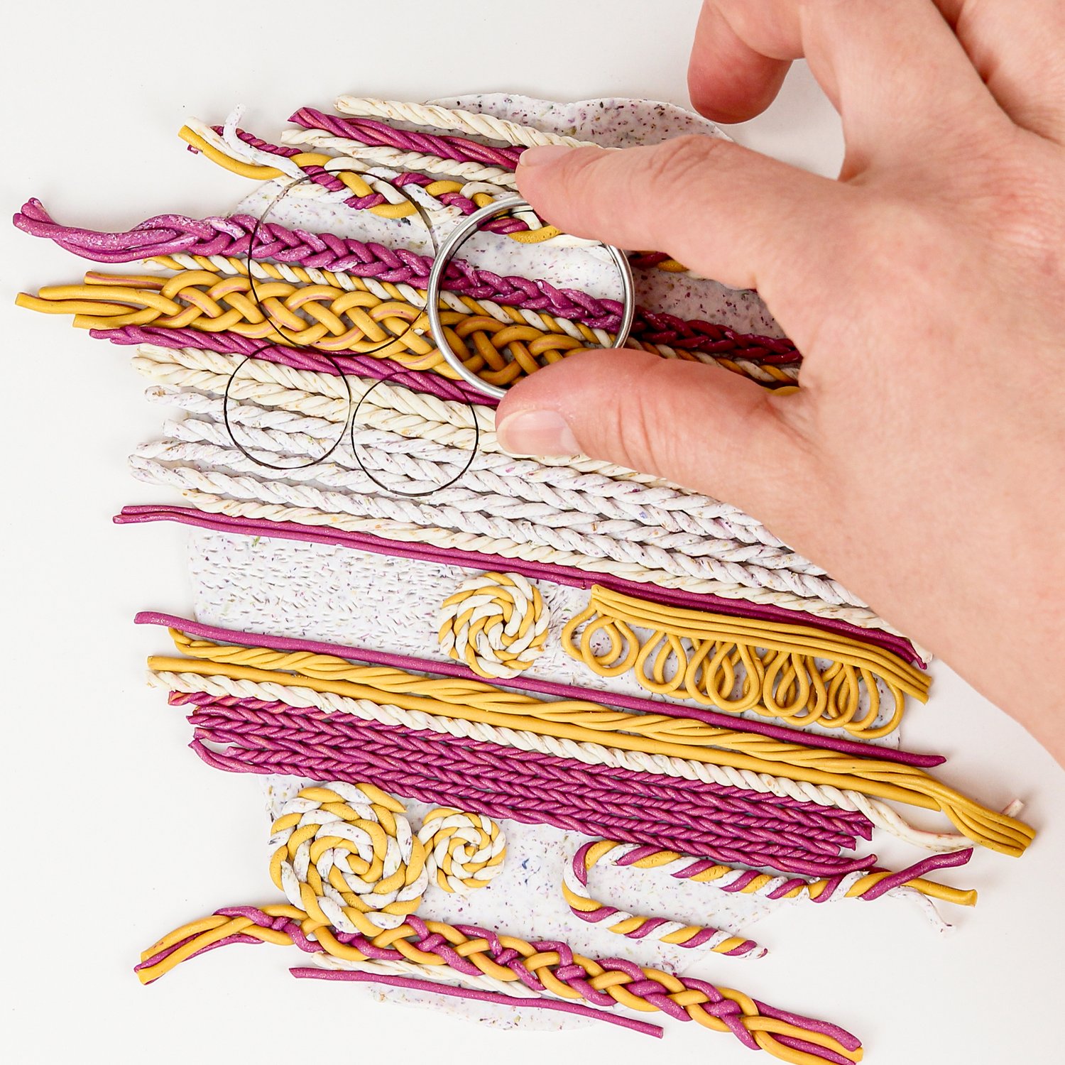 Coffret FIMO Effet Tricot et Tresse pour Modelage Créatif – Image 3