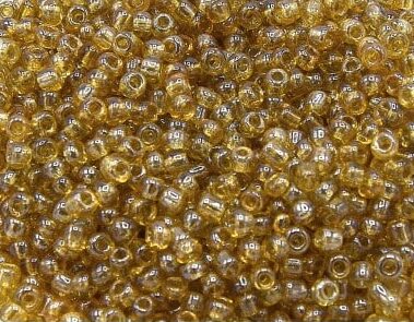 perles de rocaille 2mm couleur ambre sachet de 15g pour la bijouterie fantaisie