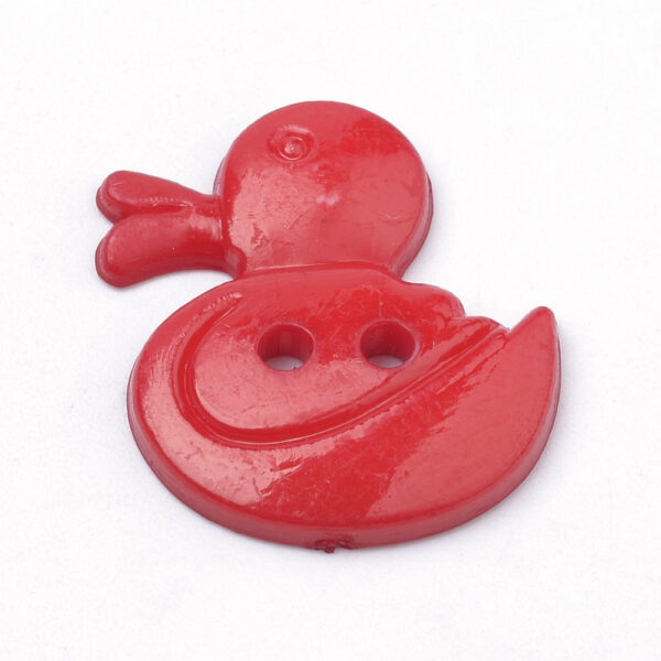 boutons acrylique canard multicolore