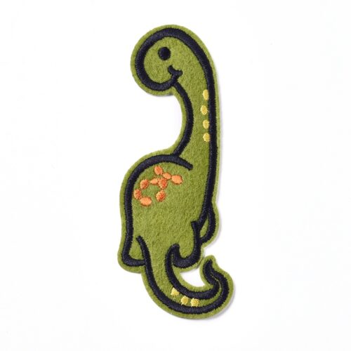 Ecussons patch thermocollant dinosaure vert