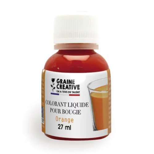 Colorant liquide pour bougie orange