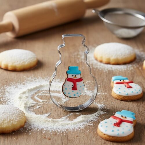 emporte pièce bonhomme de neige noel en acier inoxydable 304 2