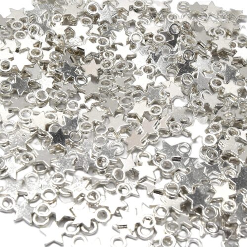 étoiles argent breloque charmes BIJOUX DIY