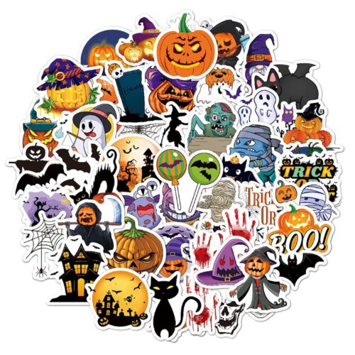 Lot d'autocollants Halloween, décoration et scrapbooking