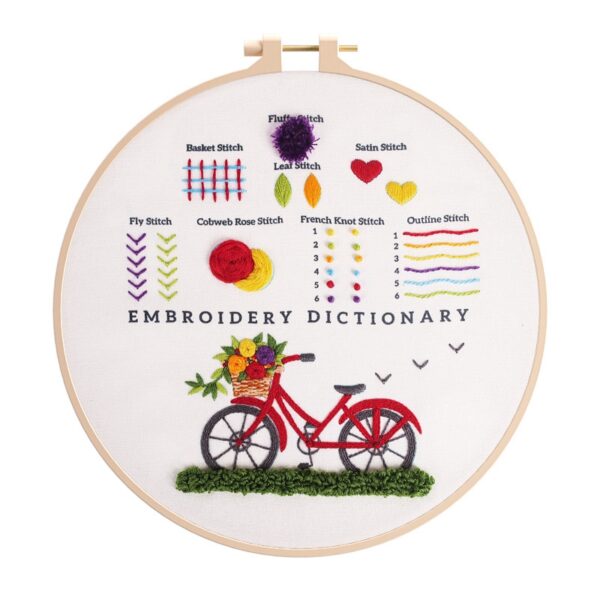 kit de broderie vélo