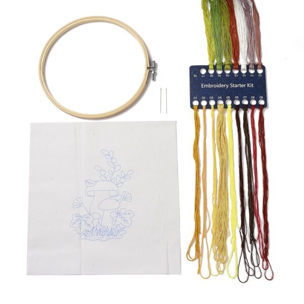 kit de broderie champignons bolets