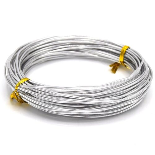Fil aluminium argent 1.5 mm x10ml