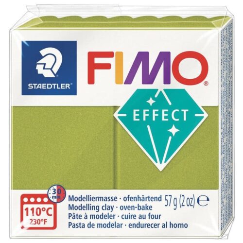 Pâte Polymère FIMO EFFECT 57g - Métal Vert (8010-51) | Reflets Naturels & Créations Tendance