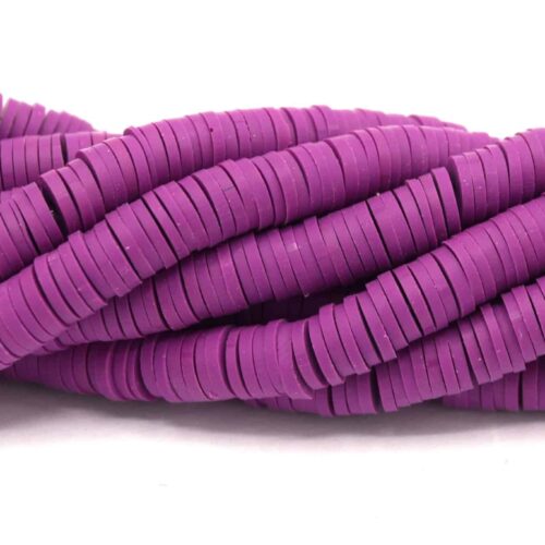 Chapelet de perles heishi Ø6mm lilas