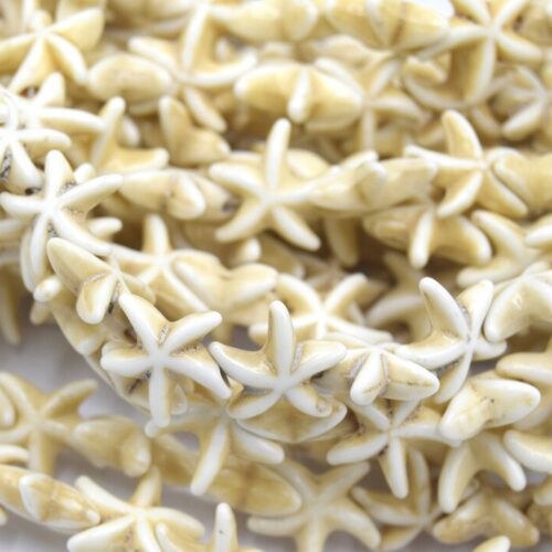 perle étoile de mer beige howlite.jpg