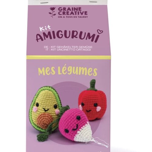 kit crochet legumes graine créatives complet
