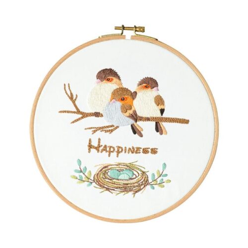 kit de broderie oiseaux message point de croix (10)