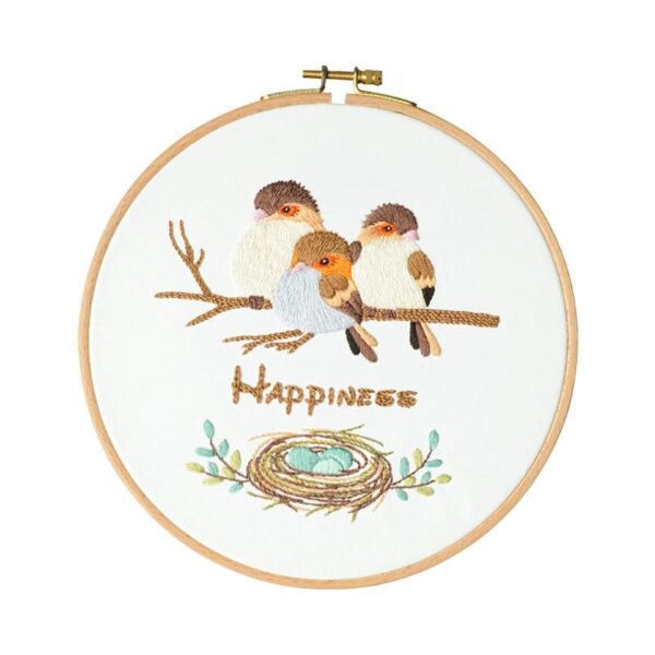 kit de broderie oiseaux message point de croix (10)