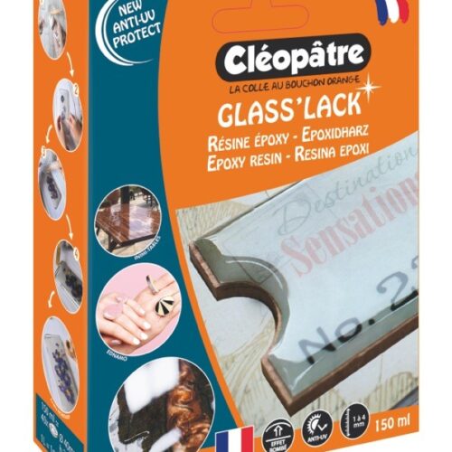 KIT Résine Glass’Lack 150ML coffret Cléopâtre