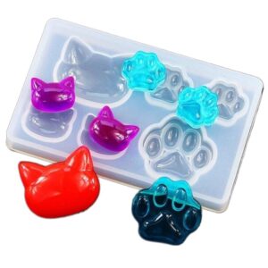 Moule pattes de chat silicone pour résine