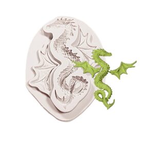 MOULE DRAGON VOLANT POUR RESINE ET POLYMERE