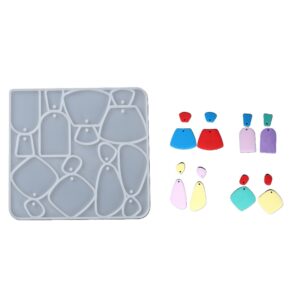 moule en silicone pour boucles d'oreilles géométriques montage