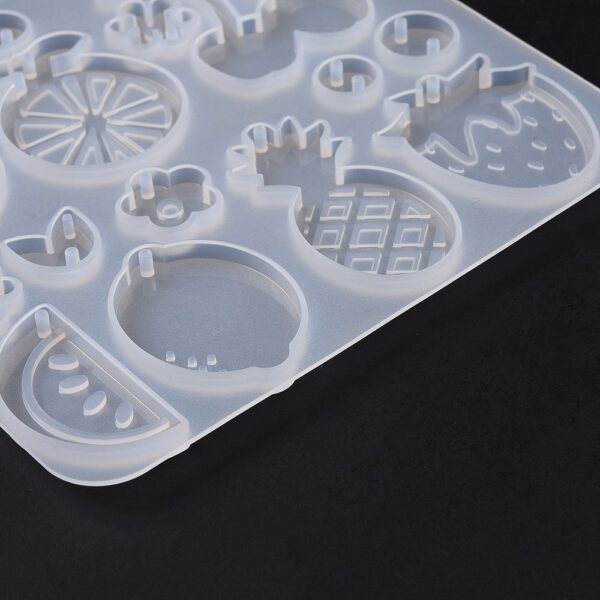 moule silicone fruits d'été pour résine uv époxy et polymère (2)