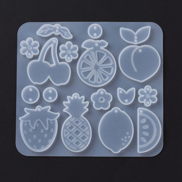 Moule Silicone Pendentifs Bijoux Fruits - Création Résine UV Époxy DIY – Image 3